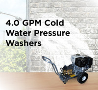 4.0 GPM Cold Water Pressure Washers