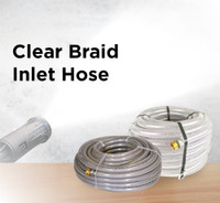 Clear Braid Inlet Hose