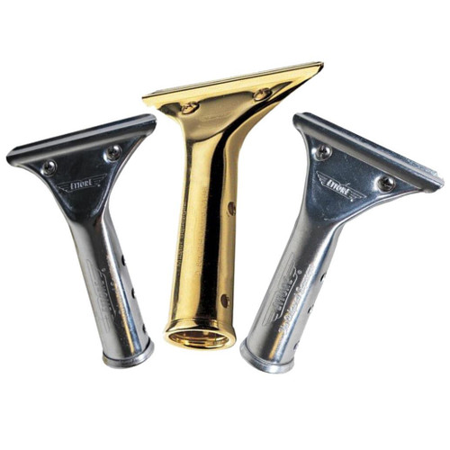 Ettore Handle Master Classic, three high-quality razor handles in black, gold, and metallic silver finish, designed for shaving razors.