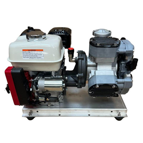 ProTool BPX25 - P40 Soft Wash Sprayer Skid, industrial cleaning equipment with engine and pump mounted on a metal base for soft washing applications.