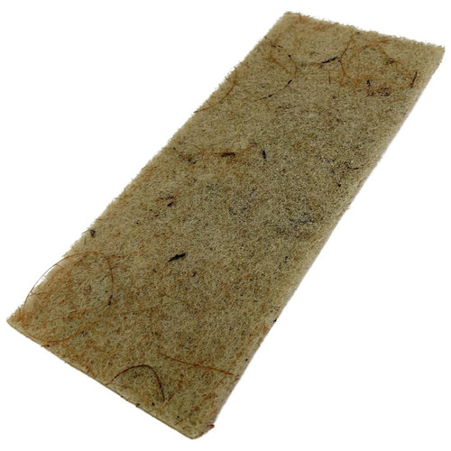 ProTool Coconut Shell Natural Fiber Scrub Pad 4in x 9in, biodegradable and environmentally friendly cleaning scrub pad made from coconut shell fibers, perfect for kitchen and household cleaning tasks.