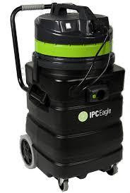 J.Racenstein Vacuum Pump Out Recovery 24 Gal, black and green industrial vacuum with wheels and hose