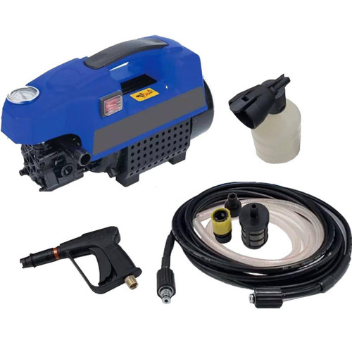 TRADEWRX ProTool Wash Sprayer 110V, portable power washer with spray gun, hose, and accessories for cleaning houses, siding, buildings, decks, fences, and autos.