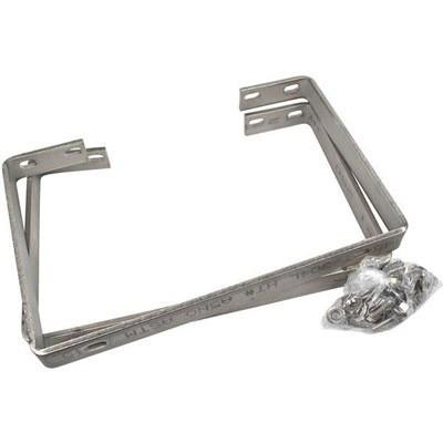 J.Racenstein Stacking Kit SS Titan, stainless steel mounting bracket with screws for secure installation.