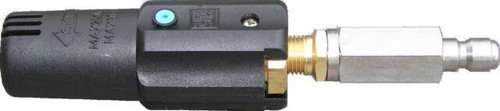PressurePro Rotating Nozzle, close-up view of the high-pressure cleaning nozzle with adjustable flow rate of 2.9 to 4.0 gpm and 3500 psi tensile strength.