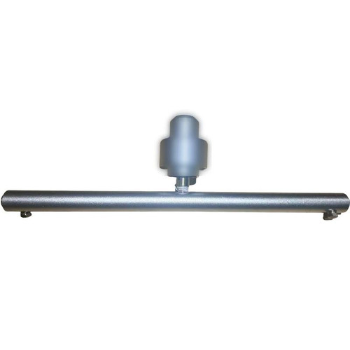 ProTool Spinner Bar for Surface Cleaner 18in ProTool, image of a long metallic spinner bar with a rotating connector in the center, designed for surface cleaner attachments.