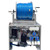 ProTool Soft Wash Metering System Reel Stand, a professional cleaning equipment with a blue hose reel and operational control units.