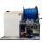 ProTool Batch Sprayer Skid Dual 12V 1 Reel, industrial equipment with a large blue hose reel mounted on a metal frame.