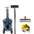 ProTool SS Ultra Cart and Gardiner 30ft Kit, image shows a portable pressure washer with a push cart, a long spray wand, and a cleaning brush, along with yellow and white hoses and accessories for outdoor cleaning.