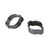 ProTool Clamp Crimp 5/16 hose Water Hose, two black metal hose clamp fittings for securing water hoses.