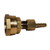 ProTool Hose Barb 3/16in to Garden Hose Female, brass hose connector with barbed end for secure garden hose attachment.