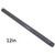 ProTool Riser 1/2in x 12in, black cylindrical pipe with threaded ends for plumbing or equipment support.