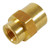 ProTool Union Reducer 1/2in x 1/4in NPT, brass plumbing fitting with threaded connectors.