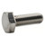 J.Racenstein Bolt SS 1/4-20 x 1in, stainless steel bolt with hex head and threaded shaft for mechanical fastening.