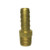 ProTool Hose Barb 3/8in to 1/4in Male Pipe, brass hose barb connector with barbed end for secure hose attachment.