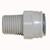 ProTool Male Connector 5/16in (8mm) x 1/8in NPT Male, plastic connector for fluid or air lines.