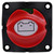 J.Racenstein Battery Disconnect Switch, red and black safety switch with battery diagram on the front