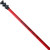 J.Racenstein Gardiner TRAD Extension Pole with Tip, red extension pole with black tip for gardening or painting tools.