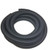 J.Racenstein Vacuum Hose 2in 50ft Long without Cuffs, flexible black vacuum hose coiled for industrial cleaning or vacuum system use.
