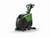 J.Racenstein Scrubber Walk Behind Eagle, green and black industrial floor cleaning machine with handle and brushes