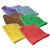 J.Racenstein ProTool Microfiber Towel, colorful microfiber towels in purple, blue, brown, green, yellow, and red for cleaning and detailing.