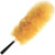 Ettore Duster Static Ettore, soft yellow microfiber duster with a black handle for dusting and cleaning surfaces.