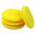 ProTool Yellow Polishing Pads 12 pack, set of yellow foam polishing pads used for car and surface polishing.