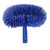 Ettore Ceiling Fan Duster, blue microfiber duster with a wide, rounded head for efficient dusting of ceilings and fans.