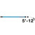 J.Racenstein ProCurve Pole 12ft 2 Sects, adjustable telescopic pole for surveying or outdoor use, extending from 5 to 12 feet.