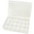 PressurePro Organizer 17 compartments Clear Plastic, open storage box with multiple small compartments for organizing screws, nuts, and hardware.