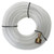 ProTool Chem Sprayer 20ft extension draw hose, coiled transparent plastic hose with brass fitting at one end.