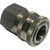 ProTool Coupler 3/8 FPT SS Socket, metallic quick-connect coupling with knurled texture for enhanced grip and a threaded fitting for secure attachment.