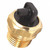 PressurePro Thermo Relief Valve 1/2in MPT General Pump, brass and black plastic pressure relief valve for water pressure regulation.