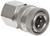ProTool Coupler 1/4 FPT SS Socket, metallic connector with textured grip for secure attachment.