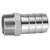 ProTool Hose Barb SS 3/4in MPT to 1in Barb 25mm, stainless steel hose barb fitting with male NPT thread and barbed end for connecting hoses.