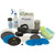 J.Racenstein Mr.Hardwater Deluxe Kit 110v, car waxing and polishing kit with electric polisher, foam pads, cleaning liquids, and accessories for car detailing and maintenance. J.Racenstein Mr.Hardwater Deluxe Kit 110v, car waxing and polishing kit with electric polisher, foam pads, cleaning liquids, and accessories for car detailing and maintenance.