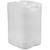 ProTool 6 Gallon Tote no Cap, white plastic storage container for liquids or materials.