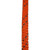 Teufelberger KMIII Rope 7/16in Orange, close-up of the vibrant orange climbing rope with black and blue accents.