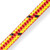 Rope Braided 1/2in Red/Lime 600ft Gecko by Marlow