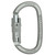J.Racenstein ANSI OVALONE Triple Lock AUTO Block Connector KONG Lunar White, industrial security locking carabiner. 