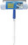 Ettore Window Washing Tool w/ handle, long extendable pole with scrubber and squeegee for cleaning windows.