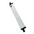 J.Racenstein Rope Protector 18in SP Eagle, white rope protector with black ends and a logo tag on the top.