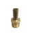 ProTool Hose Barb 1/2 in to 3/4 in Male Pipe, brass fitting used for connecting hoses and pipes.