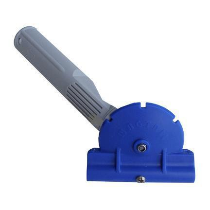 Wagtail Handle SlimLine Wagtail, a sleek gray and blue water-saving tap handle with a modern compact design.