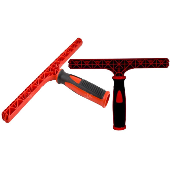 Pulex T-Bar TechnoLite, red and black window cleaning squeegee and T-shaped window washer tool