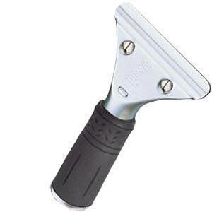 Unger Pro Stainless Steel Squeegee Handle, black and silver professional window cleaning tool handle.