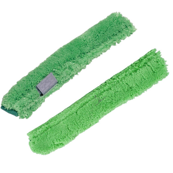 Unger Sleeve MicroStrip, green microfiber cleaning sleeves for window cleaning tools.