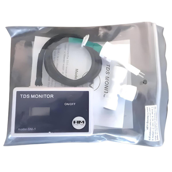 ProTool TDS Inline Meter, includes a 1/4 Tee for measuring total dissolved solids in water.