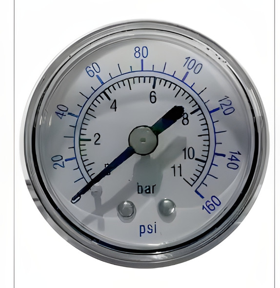 Pressure Gauge 160psi (Back Mount)