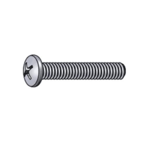 J.Racenstein Pan Head Screw for SS RO Membrane Straps on Cart, stainless steel screw with a pan head design, 10-32 x 1-1/4 inch size, durable fastening hardware for water filtration equipment.